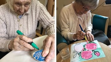 Dukinfield care home Residents get creative